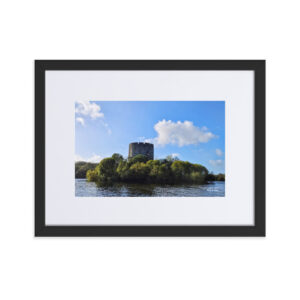 Clough Oughter Castle. 40x30cm / 16×12″ Frame